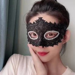 4 stk. Kvinders Maske til Maskerade Halloween Kostumer Blonde Øjenmasker Venedig Karneval Kvinders Pigemasker