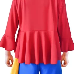 4 stk Luffy sæt Halloween anime kostume til børn voksne Kid-S