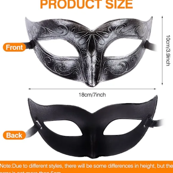32 stk. Mardi Gras Maske Maskerade Maske Vintage Antik Maske Med Guld Sølv