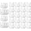 30 stk. Maskerade Blanke Maske Kattemasker Kostume Cosplay Maske DIY Umalede Kattemasker