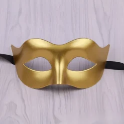 1 stk. maskerade maske Halloween karneval kostumemaske (tilfældig farve)