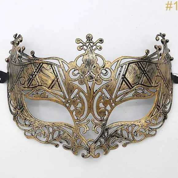 1 stk. Maskerade Maske Halloween Kostume Maske Dame Herre Maskerade N17