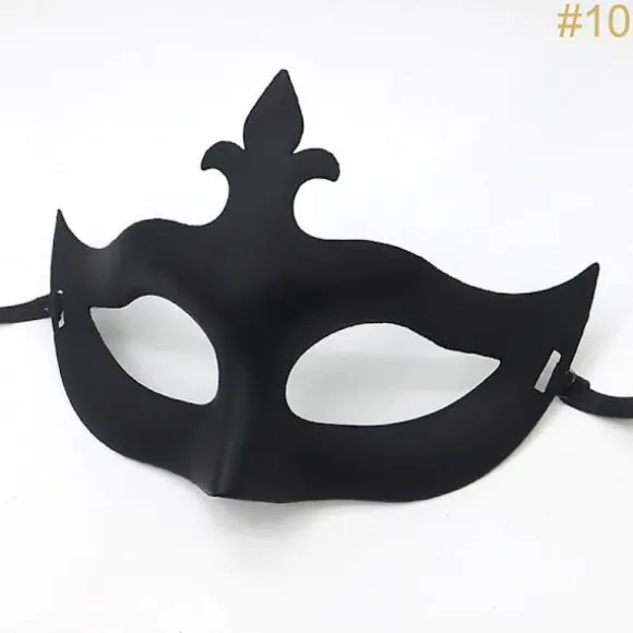 1 stk. Maskerade Maske Halloween Kostume Maske Dame Herre Maskerade N17
