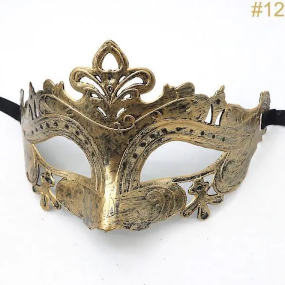 1 stk. Maskerade Maske Halloween Kostume Maske Dame Herre Maskerade N17