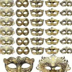 30 stk. Maskerade Masker til Valentinsdag - Perfekt til Kostumefester & Håndværk, Perfekt til Værelsesindretning