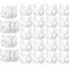 30 stk. Masquerade Blank Mask Katte Masker Kostume Cosplay Maske Diy Umalet Katte Maske