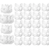 30 stk Masquerade Blanke Maske Kattemaske Kostume Cosplay Maske Lav din egen umalet kattemaske