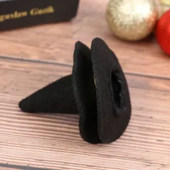 2 stk. Miniature Dukkehus Filt Heksehatte Til Halloween Dukkehus