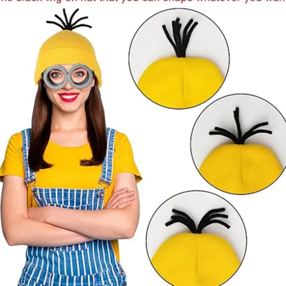 4 stk. Minions Halloween Kostume Tilbehør til Voksne Blue