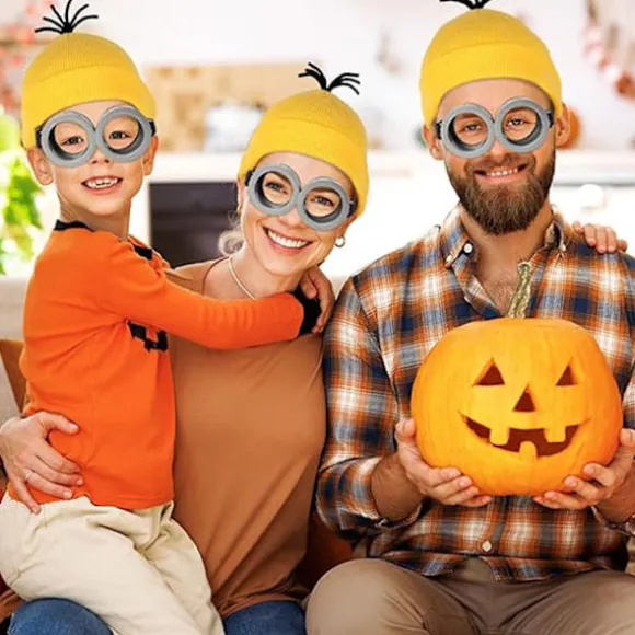 4 stk. Minions Halloween Kostume Tilbehør til Voksne Blue