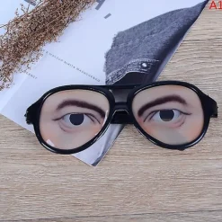 1 stk. Nyhed Briller Halloween Legetøj Fotoboks Rekvisitter Fest Sjov Briller Falske Nyhed Gag Prank Øje Bold Joke Legetøj Gave Fingerfærdighedsspil A1 | Fyndiq