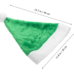 5 stk. plys julehat kostumer til mænd Komfortable julehatte Julefrokost hat Julemandshat Julekostume Varm julehat Kort plys