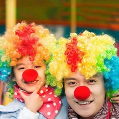 30 stk. Røde Klovnenæser Skum Klovnenæser Cosplay Rød Klovnenæse til Halloween Julekostumefest Solid Normal