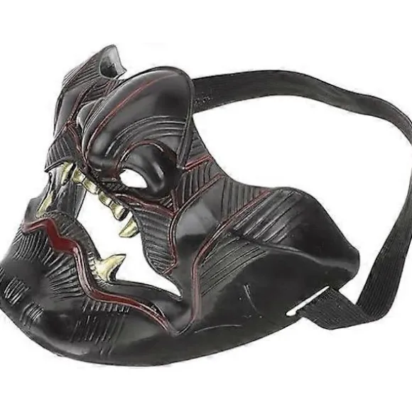 1 stk. Samurai Maske Ghost of Tsushima Maske Ond Dæmon Kabuki Samurai Oni Maske til Halloween Festrekvisitter