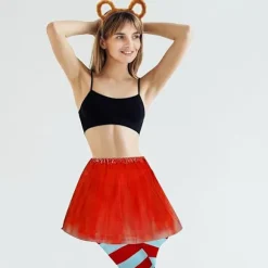 3 stk. Søde Egernører Hårbøjle Tilbehør Sæt til Cosplay Halloween Dyrekostume Fest