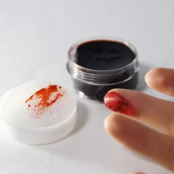 3 stk. Simuleret Blod Plasma Pasta Halloween Makeup White