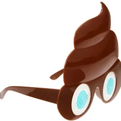 5 stk. sjove briller Nyhed Briller Poop Form Sjove Briller Strandfest Briller Nye
