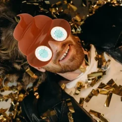 5 stk. sjove briller Nyhed Briller Poop Form Sjove Briller Strandfest Briller Nye