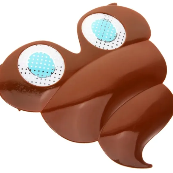 5 stk. sjove briller Nyhed Briller Poop Form Sjove Briller Strandfest Briller Nye