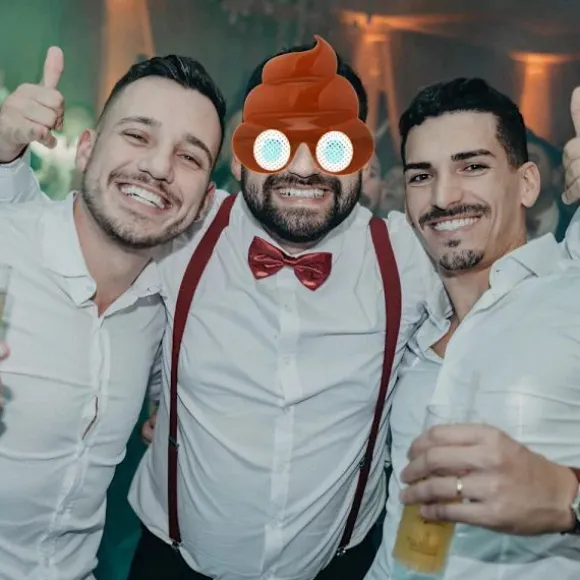 5 stk. sjove briller Nyhed Briller Poop Form Sjove Briller Strandfest Briller Nye