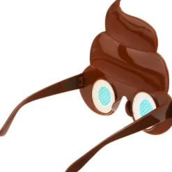5 stk. sjove briller Nyhed Briller Poop Form Sjove Briller Strandfest Briller Nye