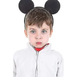 10 stk. sorte Mickey Mouse-ører til voksne/børns udklædningskostume, pandebånd tilbehør