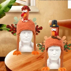 1 stk./2 stk. Thanksgiving 3D kalkunhat dekoration, egnet til mænd og kvinder, plys hat dekoration, egnet til Thanksgiving fester, Thanksg (LGL) 1pc male | Fyndiq