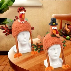 1 stk./2 stk. Thanksgiving 3D kalkunhat dekoration, egnet til mænd og kvinder, plys hat dekoration, egnet til Thanksgiving fester, Thanksg (LGL) 1pc male | Fyndiq