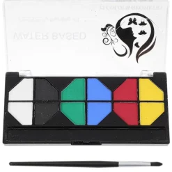 1 stk. Vandopløselig Ansigtsfarve Makeup Ansigtsmaling Maskerade Kropsmaling