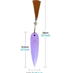 3 stk. Zoey's Prop Replica, Zoey's Dolke Cosplay Shuriken, Fantasy Tilbehør til Anime Kostume & Rollespil Prop Samling Purple