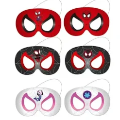6~8 stk./sæt Disney Lilo & Stitch Fest Dekoration Papir Briller Masker Foto Cosplay Rekvisitter Børns Glædelig Fødselsdagsfest Forsyning 8PCS Spiderman Set | Fyndiq