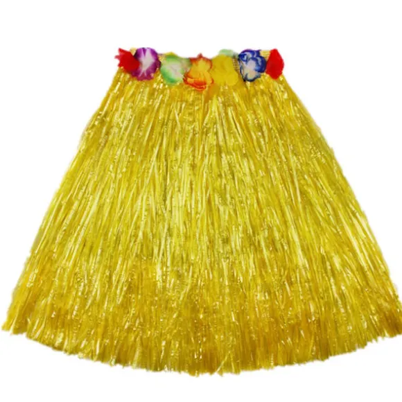 5 stk./sæt Hawaii Fancy Dress Græs Skørt LILLA purple