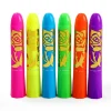 6 stk./sæt Neon Fluorescerende Selvlysende Ansigtsmaling Stifter Vaskbare Makeup Farveblyanter til Voksen Halloween Maskeradefest