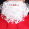 2 stykker juleskæg Falske hvide skæg Julemandsskæg Julefesttilbehør Skægtilbehør