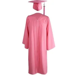2025 Voksen Lynlås Universitet Akademisk Dimissionskåbe Mortarboard Hue-WELLNGS Pink S