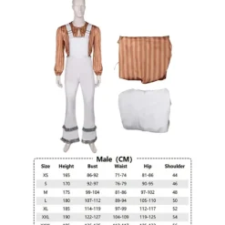 ABBA-kostume Cosplay-udklædning ABBA Girl Anni Agnetha Benny Bjorn Cosplay 70'er Dame Herre Vintage Skjorte Halloween Karneval Kostume S{FY} S Bjorn | Fyndiq