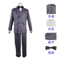Addams Family Kostume Wednesday Addams Sort Kjole | Halloween Rollespilskostume *Morticia kjole*XXL Morticia kjole,CJY Morticia dress en-US