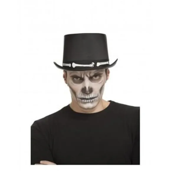 Adult Bone Top Hat - Sort - Fancy Dress Accessory Sort