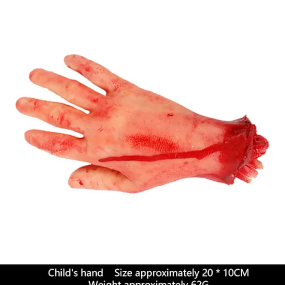Afskårne hænder Halloween Zombie Hånd Afskåret Arm Rekvisitter Brudt B A3