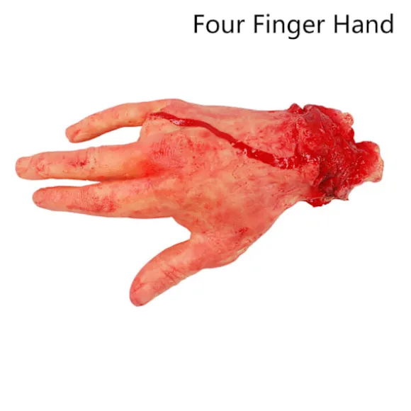 Afskårne hænder Halloween Zombie Hånd Afskåret Arm Rekvisitter Brudt B A3