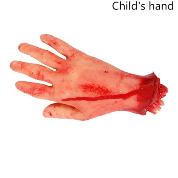 Afskårne hænder Halloween Zombie Hånd Afskåret Arm Rekvisitter Brudt B A3