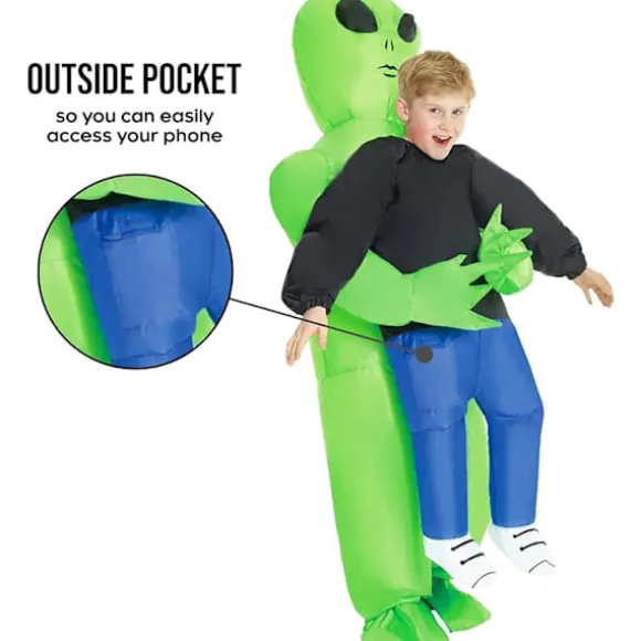 Alien Oppustelig Kostume til Halloween Cosplay V .{KDO} child