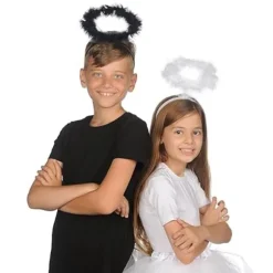 Angel Halo Hårbåndssæt - Ekstra Fjer Angel Halo Hårbånd - Ha