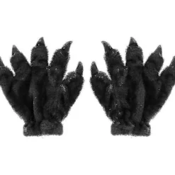 Animal Cosplay Kostume Klo Ulvehandsker Animal Plys Klo Handsker (sort) Black Day
