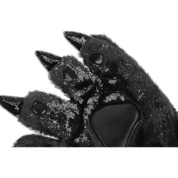 Animal Cosplay Kostume Klo Ulvehandsker Animal Plys Klo Handsker (sort) Black Day