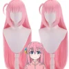 Anime Bocchi The Rock Cosplay Gotou Hitori Cosplay paryk 70cm Lon
