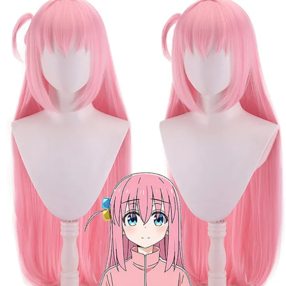 Anime Bocchi The Rock Cosplay Gotou Hitori Cosplay paryk 70cm Lon