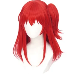 Anime Bocchi The Rock Cosplay Gotou Hitori Cosplay Rød Hår Paryk - Perfekt
