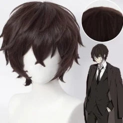 Anime Bungo Stray Dogs Dazai Osamu Cosplay Paryk - Perfekt