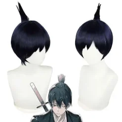 Anime Chainsaw Man Hayakawa Aki Cosplay Paryk Varmebestandig Syntetisk Fest Parykker - SFYGV